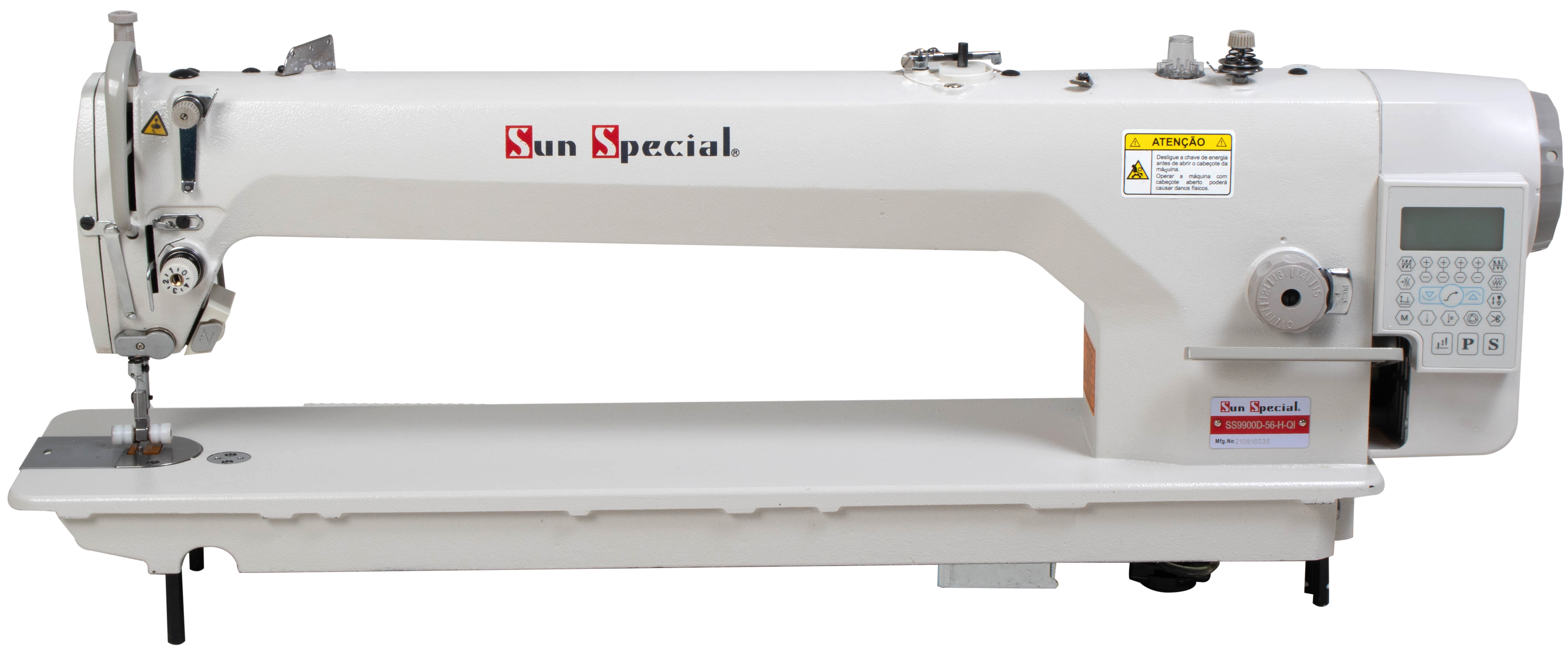Máquina Costura Industrial Reta Eletrônica 220v SS9900D-56-H-QI - Sun Special