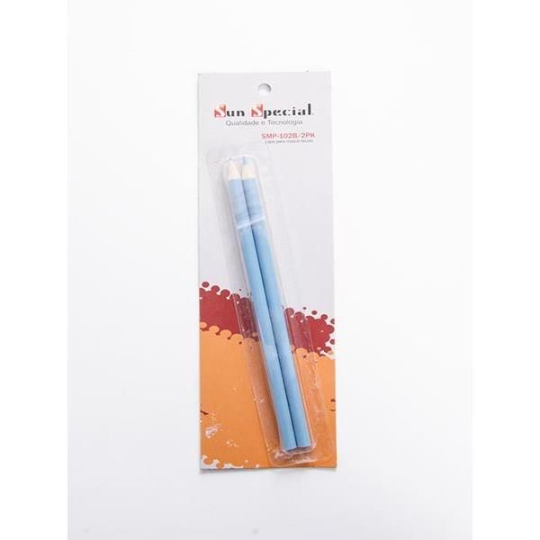 Lápis Marcar Tecido Azul SMP-102-B/2PK Sun Special