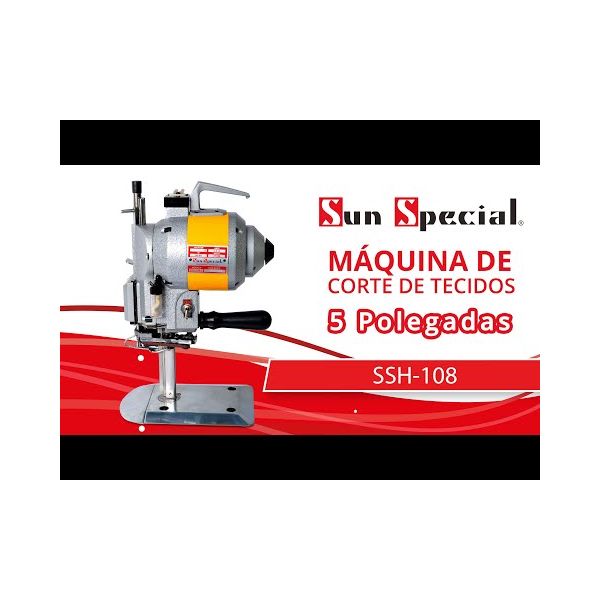 Máquina Corte Tecido SSH-108 5 370w 60Hz 110v Sun Special